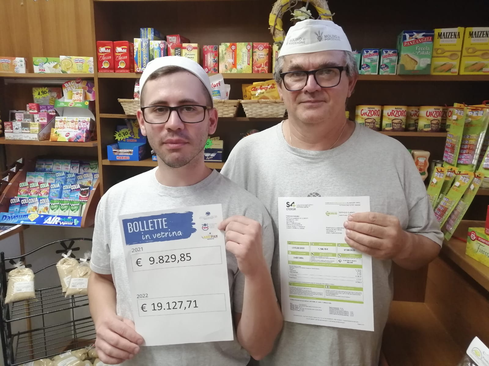 Caro energia, bollette da 20mila euro in vetrina a Turriaco